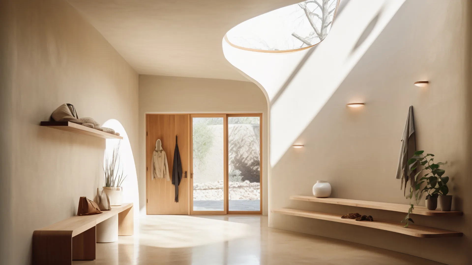 arquitectura entrada de estilo moderno